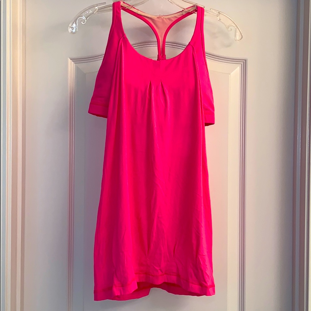 Lululemon Tank w/Sports Bra size 8